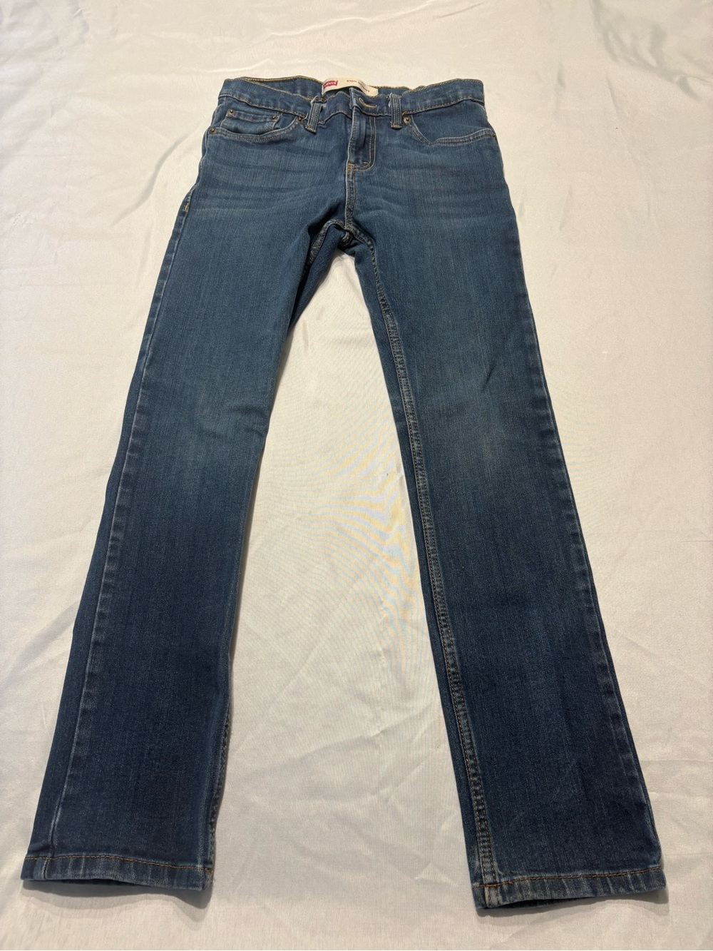 Levi's 510 14R 27x29 Kids Straight Leg Jeans in Blue Denim
